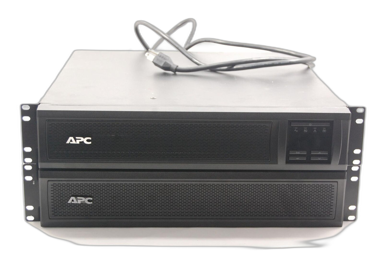 SMX1500RM2U + SMX48RMBP2U - APC SmartUPS LCD 1500va (120v - Long Runtime) - Refurbished